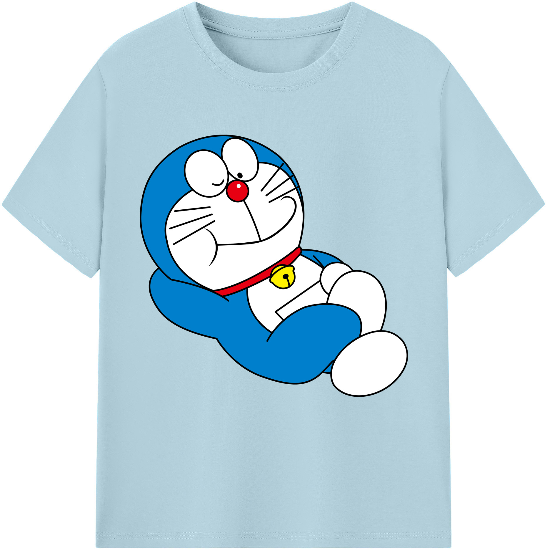 （画像用） ドラえもん Doraemon 綿100％半袖Tシャツ（フロントプリント）